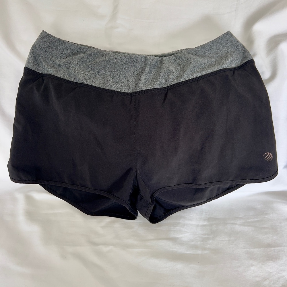 MPG Black Athletic Shorts with Built in Liner Size Small